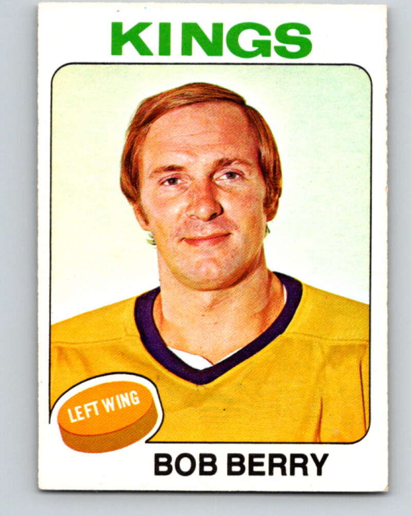 1975-76 O-Pee-Chee #196 Bob Berry Los Angeles Kings V6026