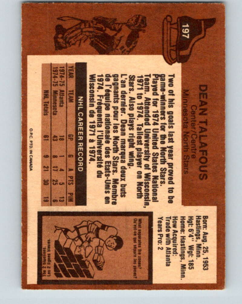 1975-76 O-Pee-Chee #196 Bob Berry Los Angeles Kings V6029