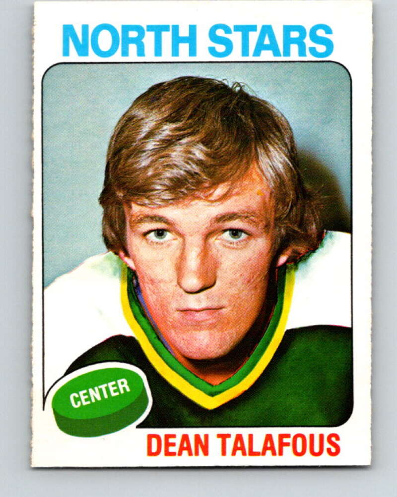1975-76 O-Pee-Chee #197 Dean Talafous RC Rookie Minnesota North Stars V6030