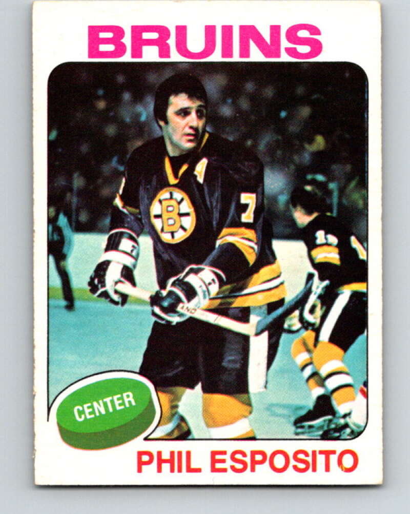 1975-76 O-Pee-Chee #200 Phil Esposito Boston Bruins V6036