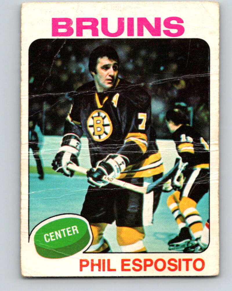 1975-76 O-Pee-Chee #200 Phil Esposito Boston Bruins V6042