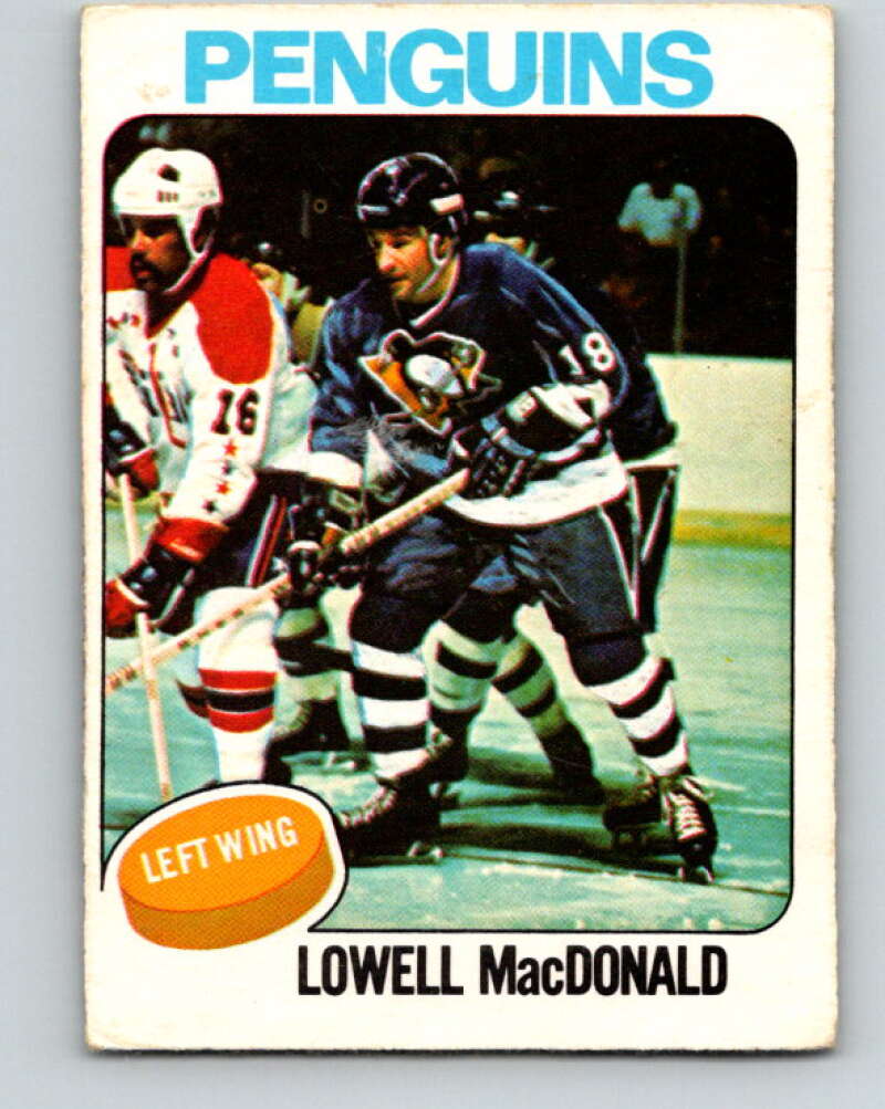 1975-76 O-Pee-Chee #204 Lowell MacDonald Pittsburgh Penguins V6055