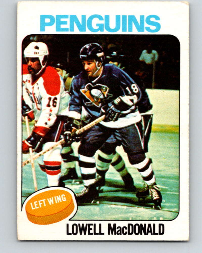 1975-76 O-Pee-Chee #204 Lowell MacDonald Pittsburgh Penguins V6057