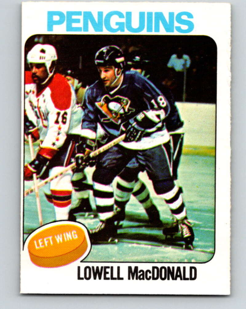 1975-76 O-Pee-Chee #204 Lowell MacDonald Pittsburgh Penguins V6058