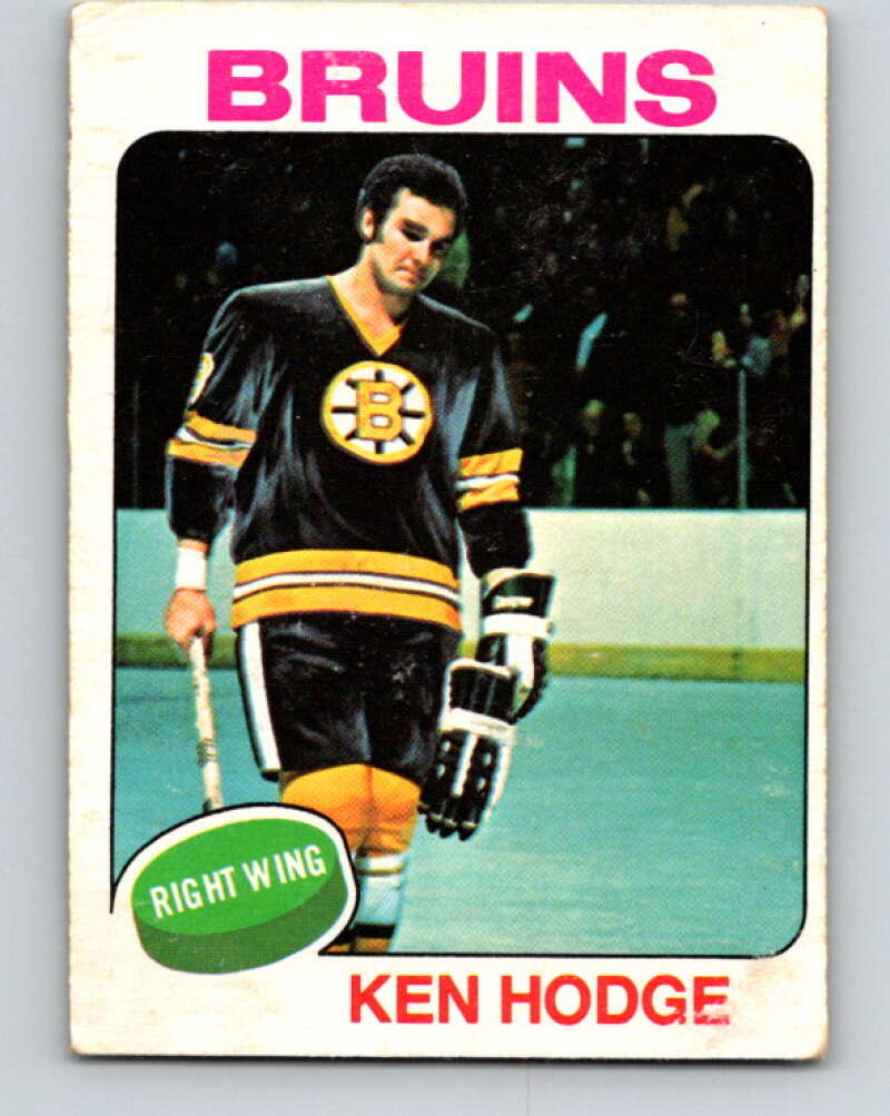 1975-76 O-Pee-Chee #215 Ken Hodge Boston Bruins V6110