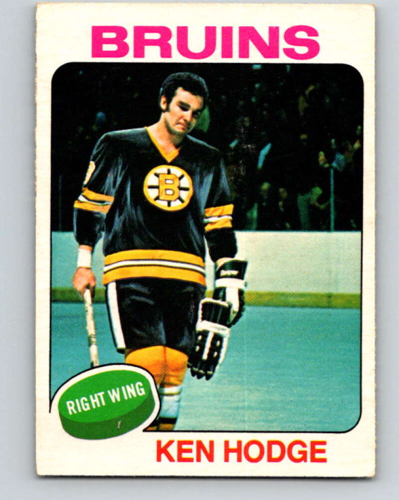 1975-76 O-Pee-Chee #215 Ken Hodge Boston Bruins V6113