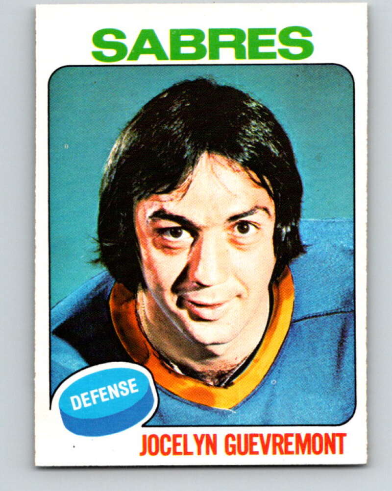 1975-76 O-Pee-Chee #216 Jocelyn Guevremont Buffalo Sabres V6115