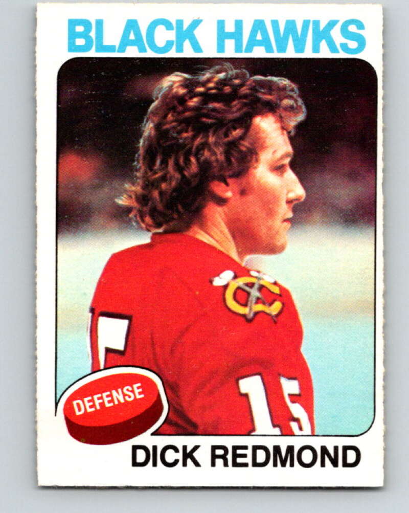 1975-76 O-Pee-Chee #218 Dick Redmond Chicago Blackhawks V6127