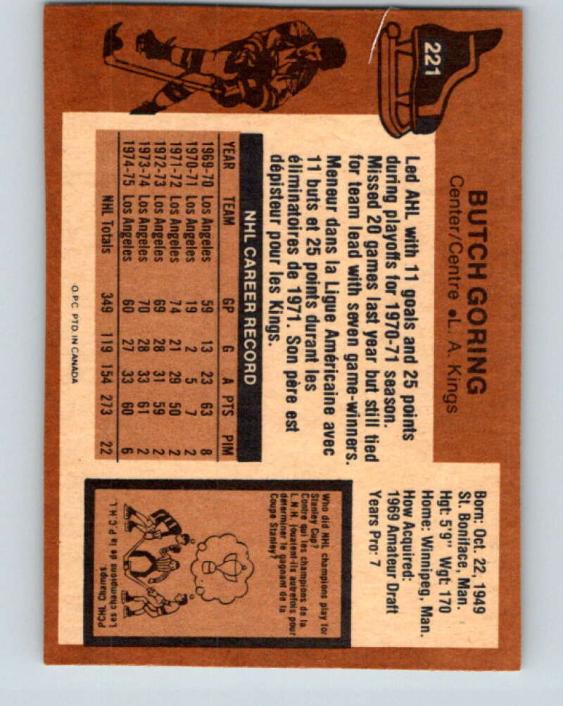1975-76 O-Pee-Chee #220 Simon Nolet Kansas City Scouts V6138