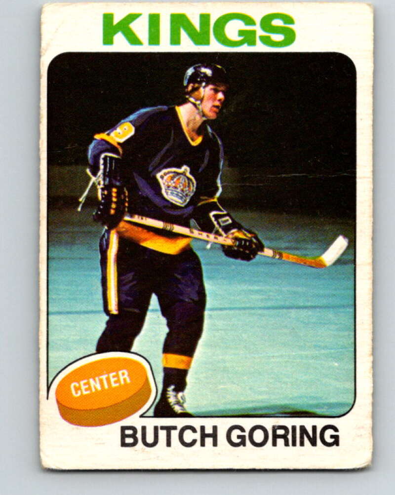 1975-76 O-Pee-Chee #221 Butch Goring Los Angeles Kings V6144