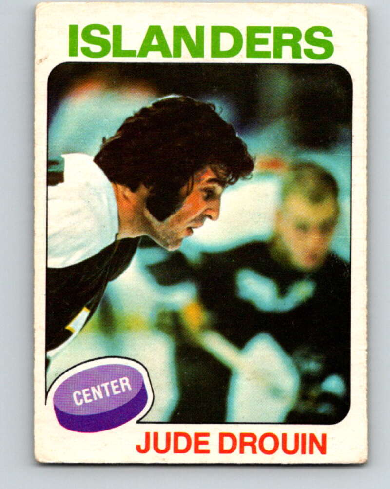 1975-76 O-Pee-Chee #224 Jude Drouin New York Islanders V6156