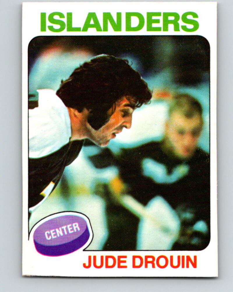 1975-76 O-Pee-Chee #224 Jude Drouin New York Islanders V6157