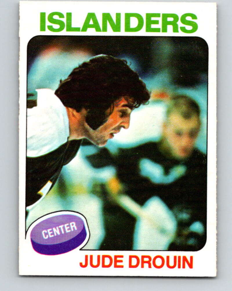 1975-76 O-Pee-Chee #224 Jude Drouin New York Islanders V6158