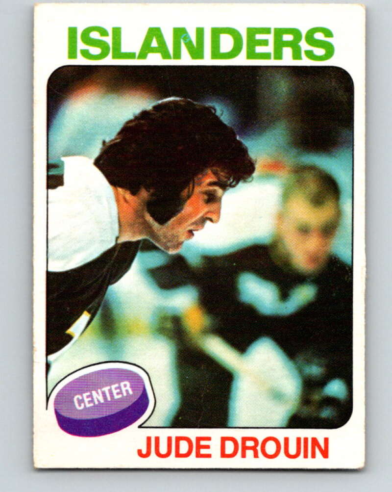1975-76 O-Pee-Chee #224 Jude Drouin New York Islanders V6159