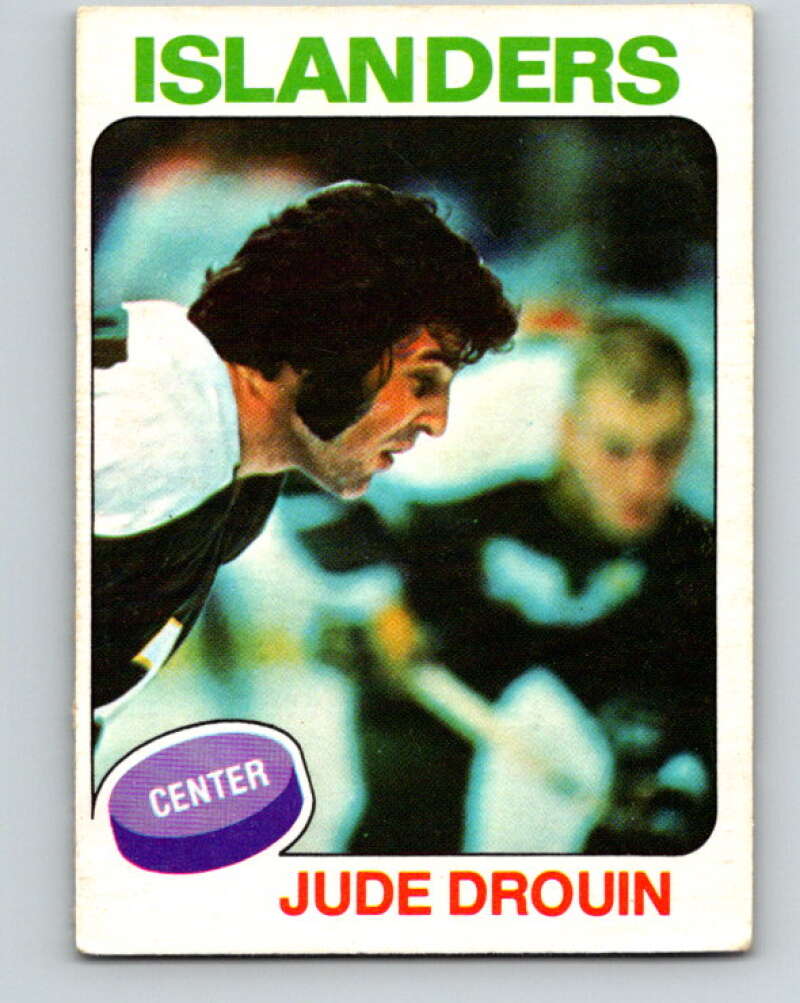 1975-76 O-Pee-Chee #224 Jude Drouin New York Islanders V6160