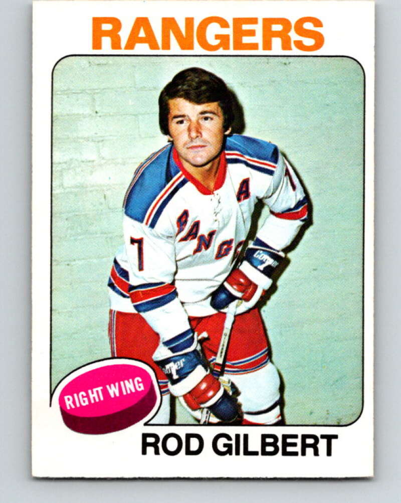 1975-76 O-Pee-Chee #225 Rod Gilbert New York Rangers V6163