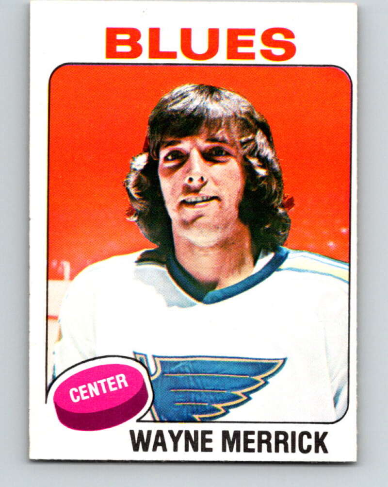 1975-76 O-Pee-Chee #228 Wayne Merrick St. Louis Blues V6177