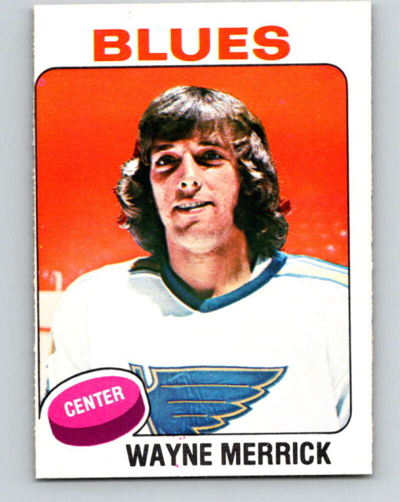 1975-76 O-Pee-Chee #228 Wayne Merrick St. Louis Blues V6178
