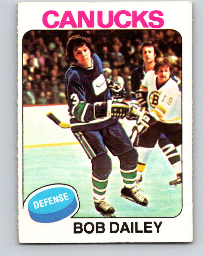 1975-76 O-Pee-Chee #231 Bob Dailey Vancouver Canucks V6191