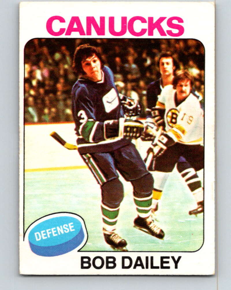 1975-76 O-Pee-Chee #231 Bob Dailey Vancouver Canucks V6193