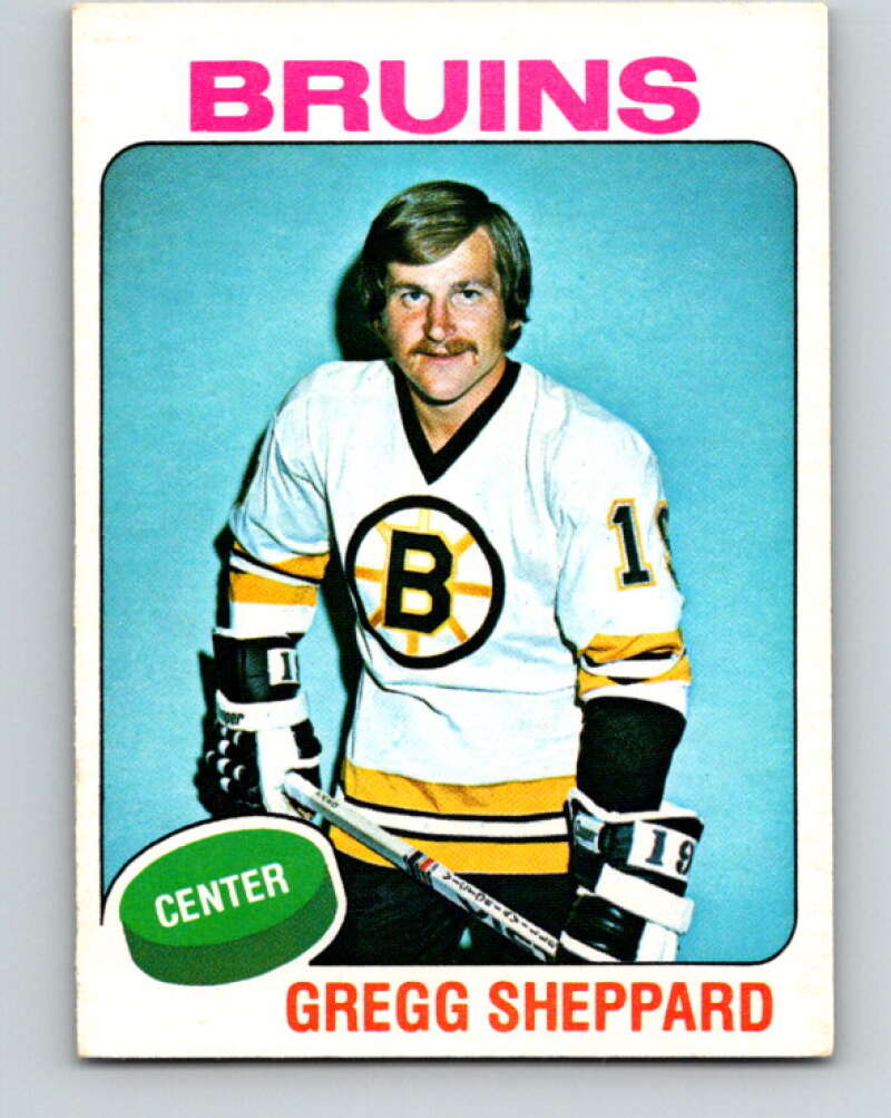 1975-76 O-Pee-Chee #235 Gregg Sheppard Boston Bruins V6207
