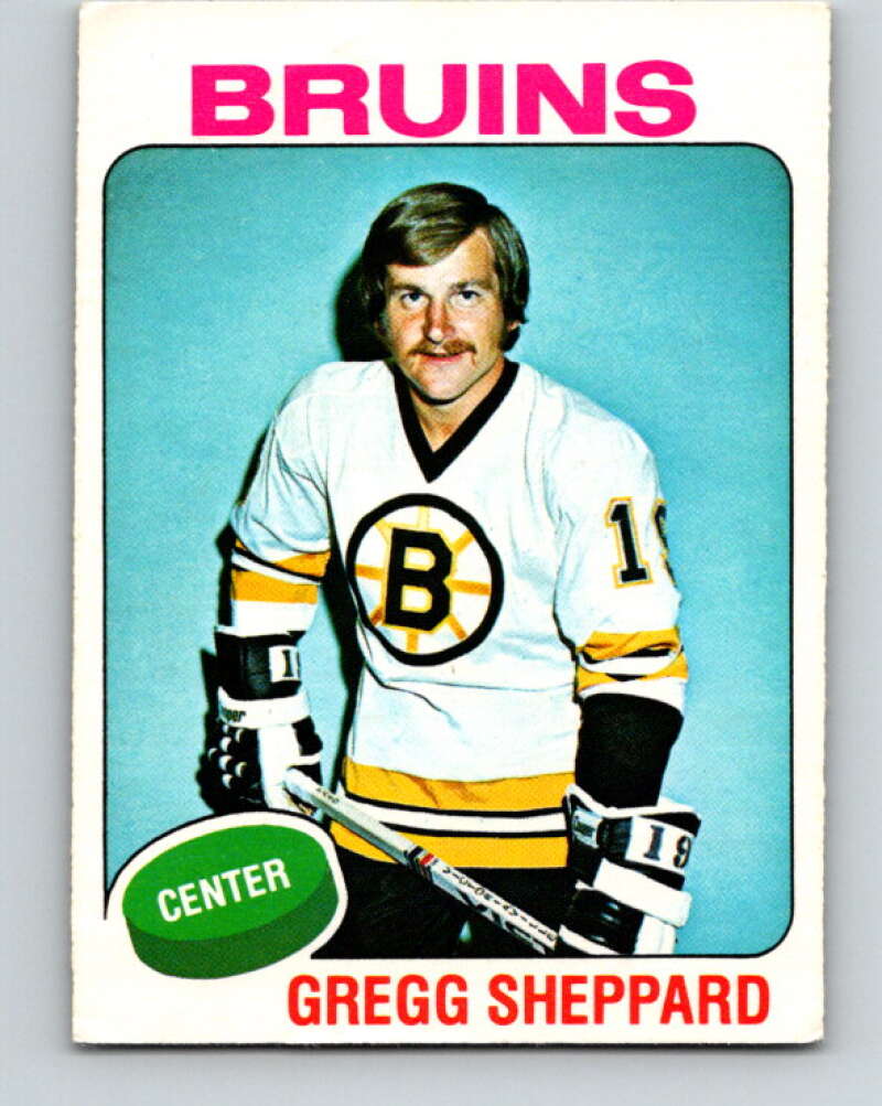 1975-76 O-Pee-Chee #235 Gregg Sheppard Boston Bruins V6209