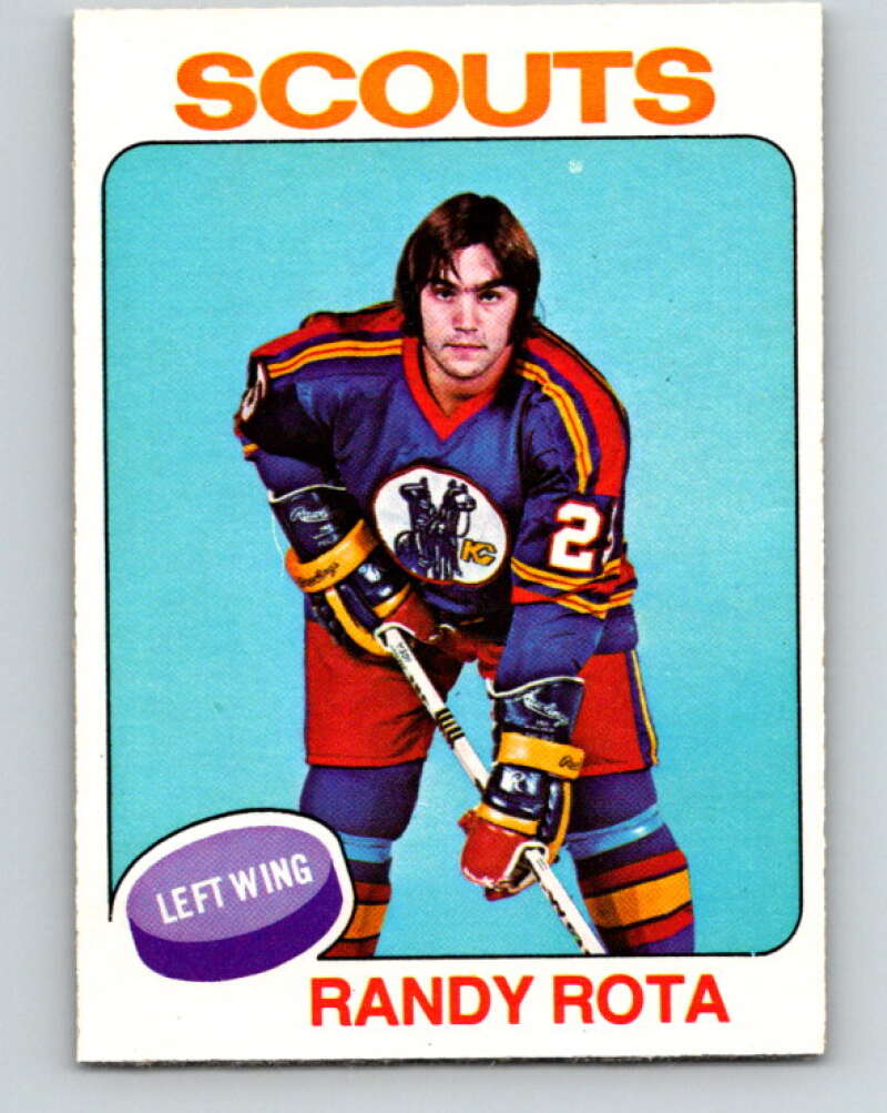 1975-76 O-Pee-Chee #237 Randy Rota Kansas City Scouts V6210