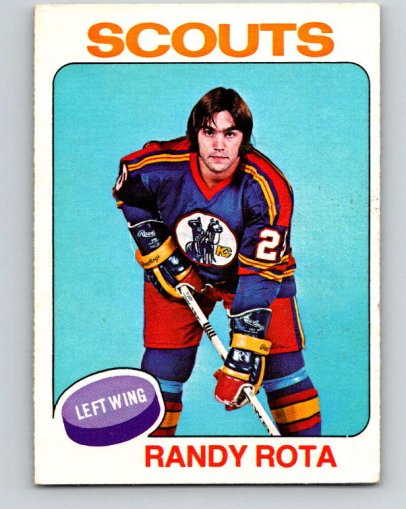 1975-76 O-Pee-Chee #237 Randy Rota Kansas City Scouts V6211