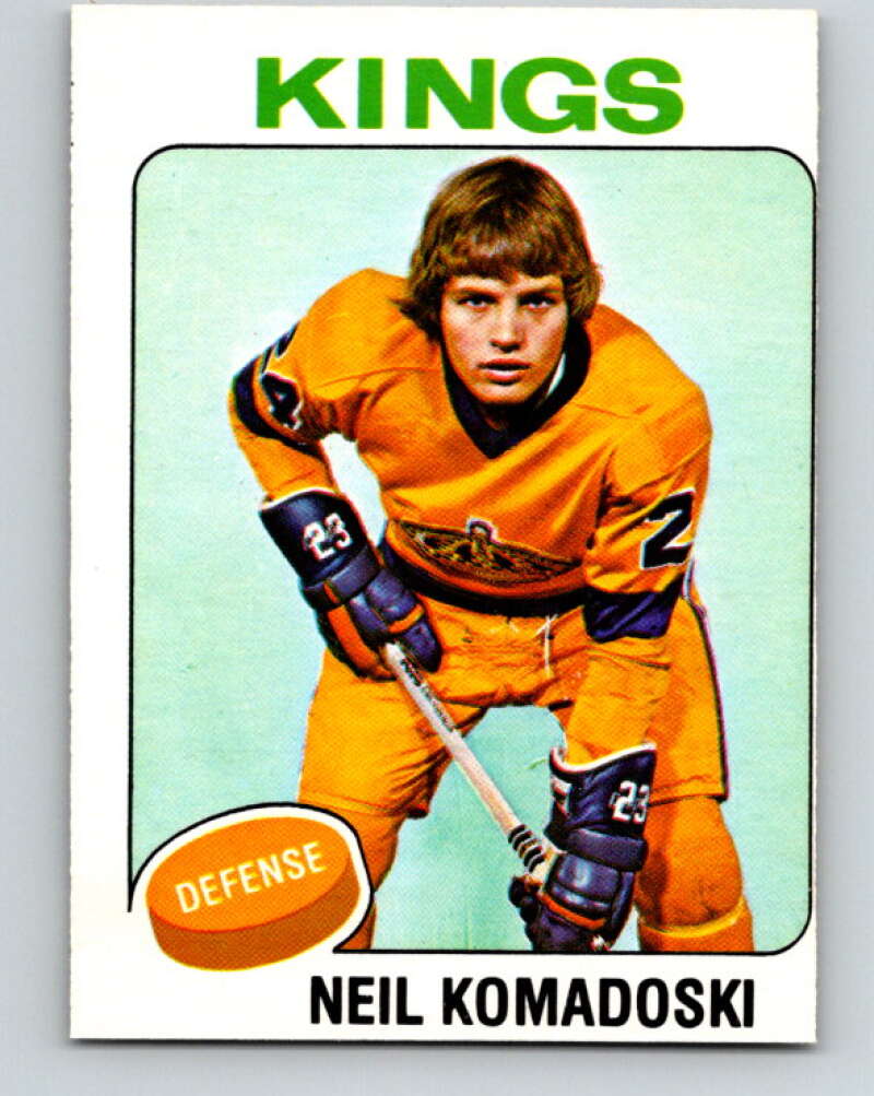 1975-76 O-Pee-Chee #238 Neil Komadoski Los Angeles Kings V6217
