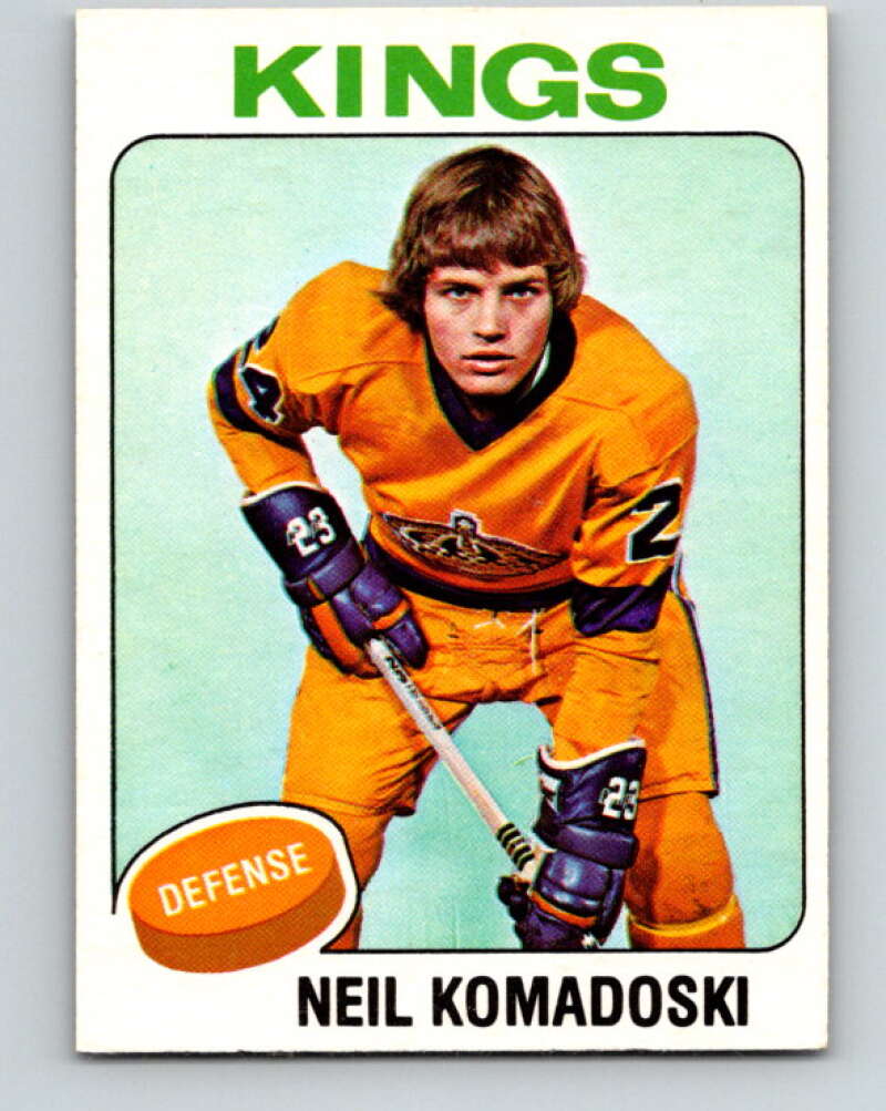 1975-76 O-Pee-Chee #238 Neil Komadoski Los Angeles Kings V6218