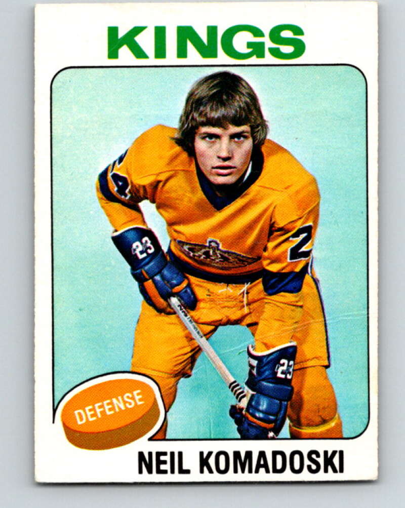 1975-76 O-Pee-Chee #238 Neil Komadoski Los Angeles Kings V6220