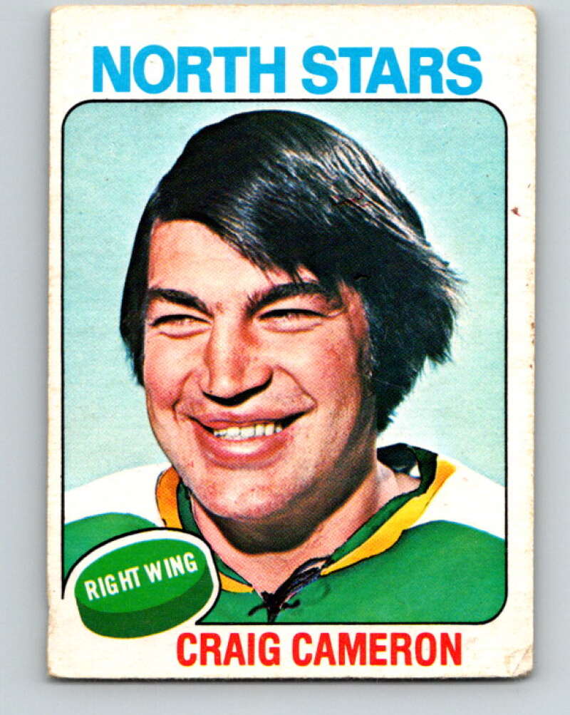 1975-76 O-Pee-Chee #239 Craig Cameron Minnesota North Stars V6224