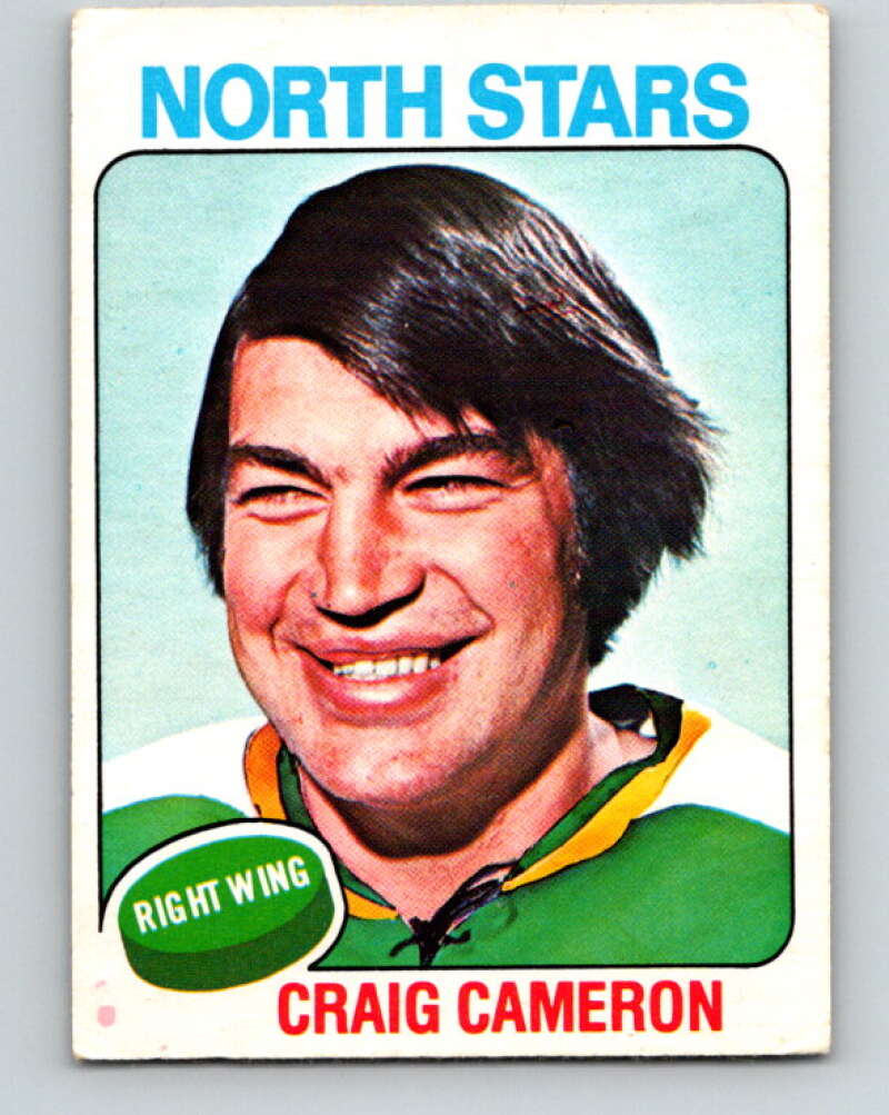 1975-76 O-Pee-Chee #239 Craig Cameron Minnesota North Stars V6225