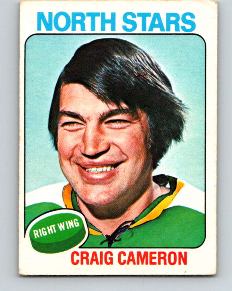 1975-76 O-Pee-Chee #239 Craig Cameron Minnesota North Stars V6228