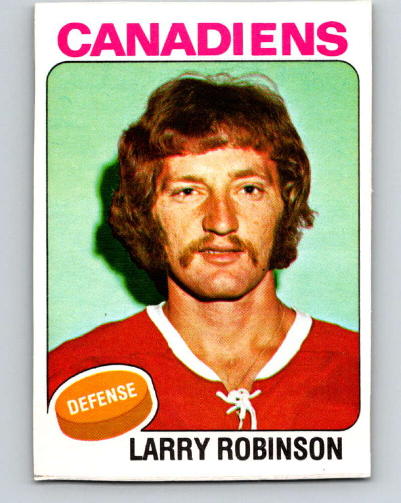 1975-76 O-Pee-Chee #241 Larry Robinson Montreal Canadiens V6237