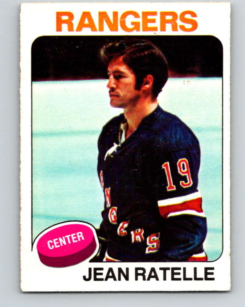 1975-76 O-Pee-Chee #243 Jean Ratelle New York Rangers V6245