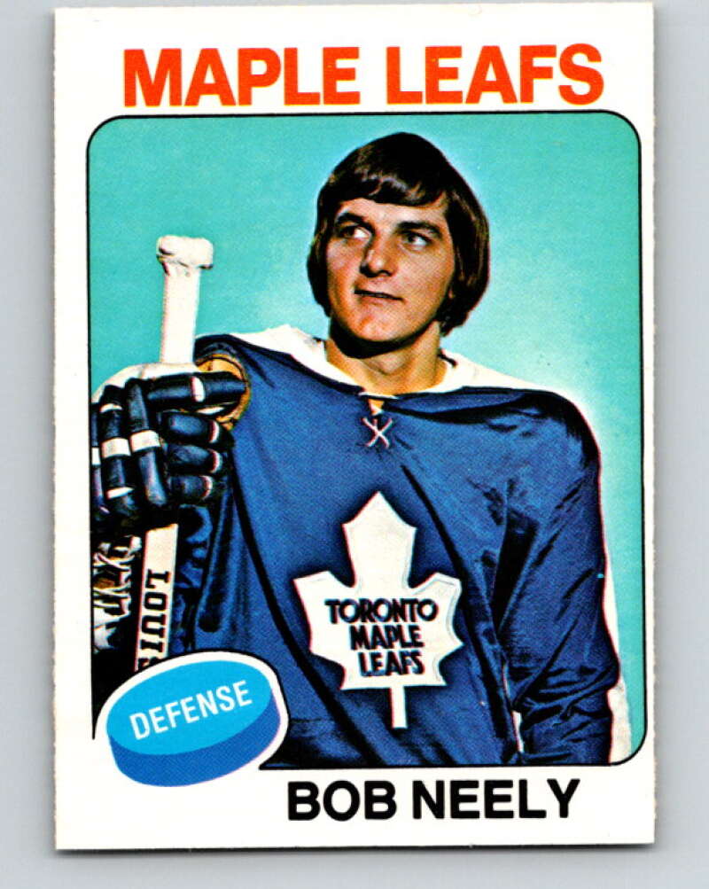 1975-76 O-Pee-Chee #245 Bob Neely Toronto Maple Leafs V6256