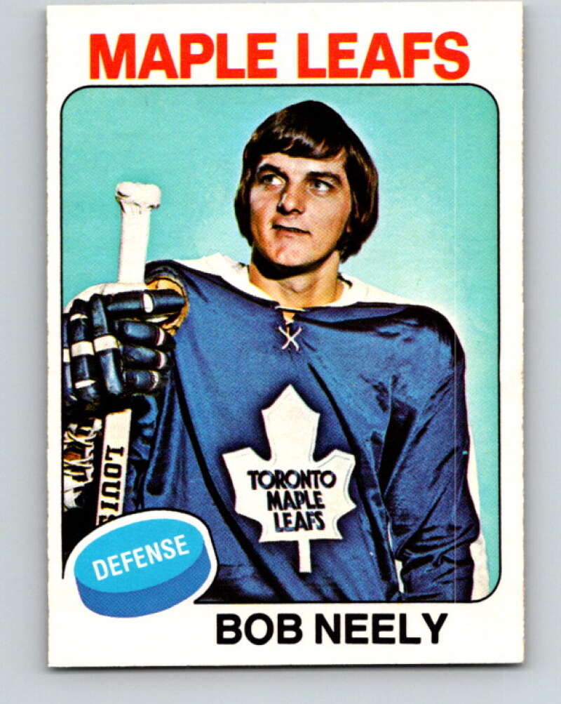 1975-76 O-Pee-Chee #245 Bob Neely Toronto Maple Leafs V6257