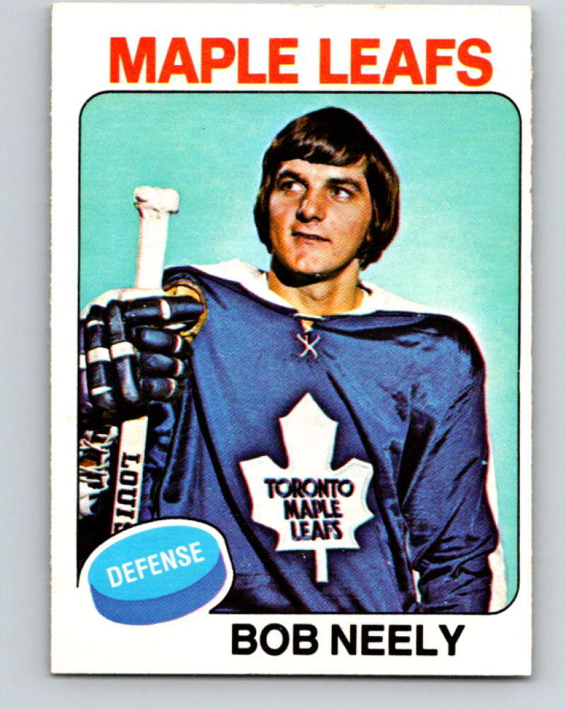 1975-76 O-Pee-Chee #245 Bob Neely Toronto Maple Leafs V6258