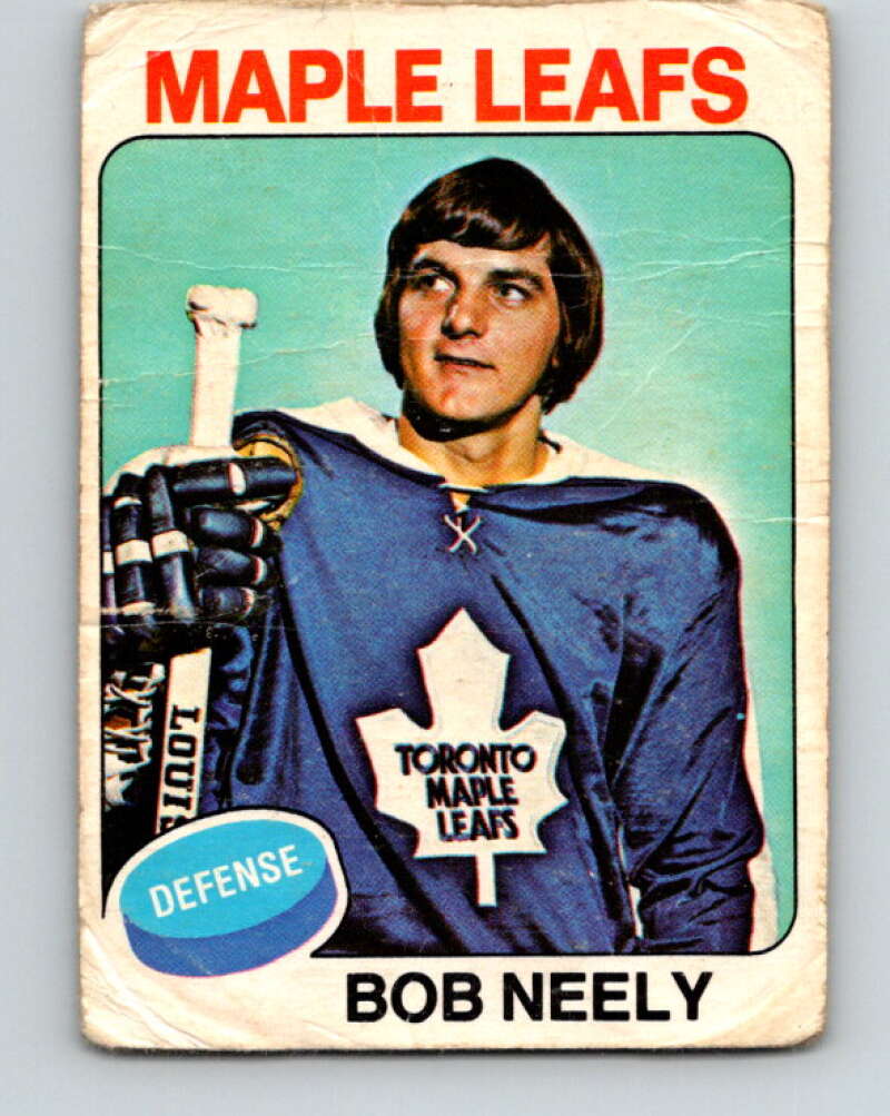 1975-76 O-Pee-Chee #245 Bob Neely Toronto Maple Leafs V6259