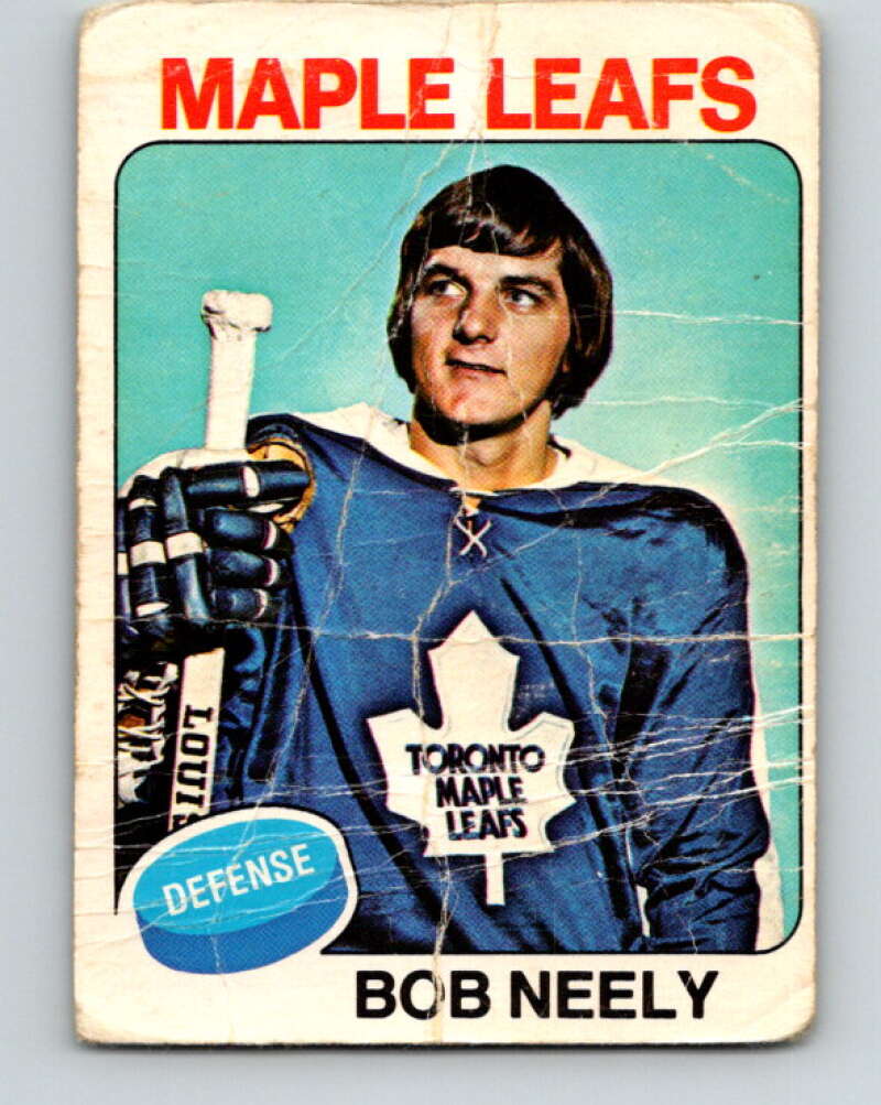1975-76 O-Pee-Chee #245 Bob Neely Toronto Maple Leafs V6260