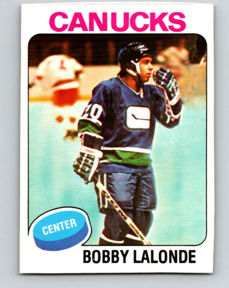 1975-76 O-Pee-Chee #246 Bobby Lalonde Vancouver Canucks V6261
