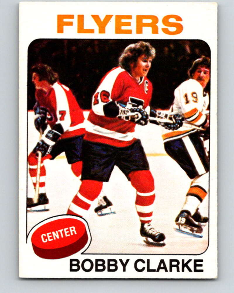 1975-76 O-Pee-Chee #250 Bobby Clarke Philadelphia Flyers V6279
