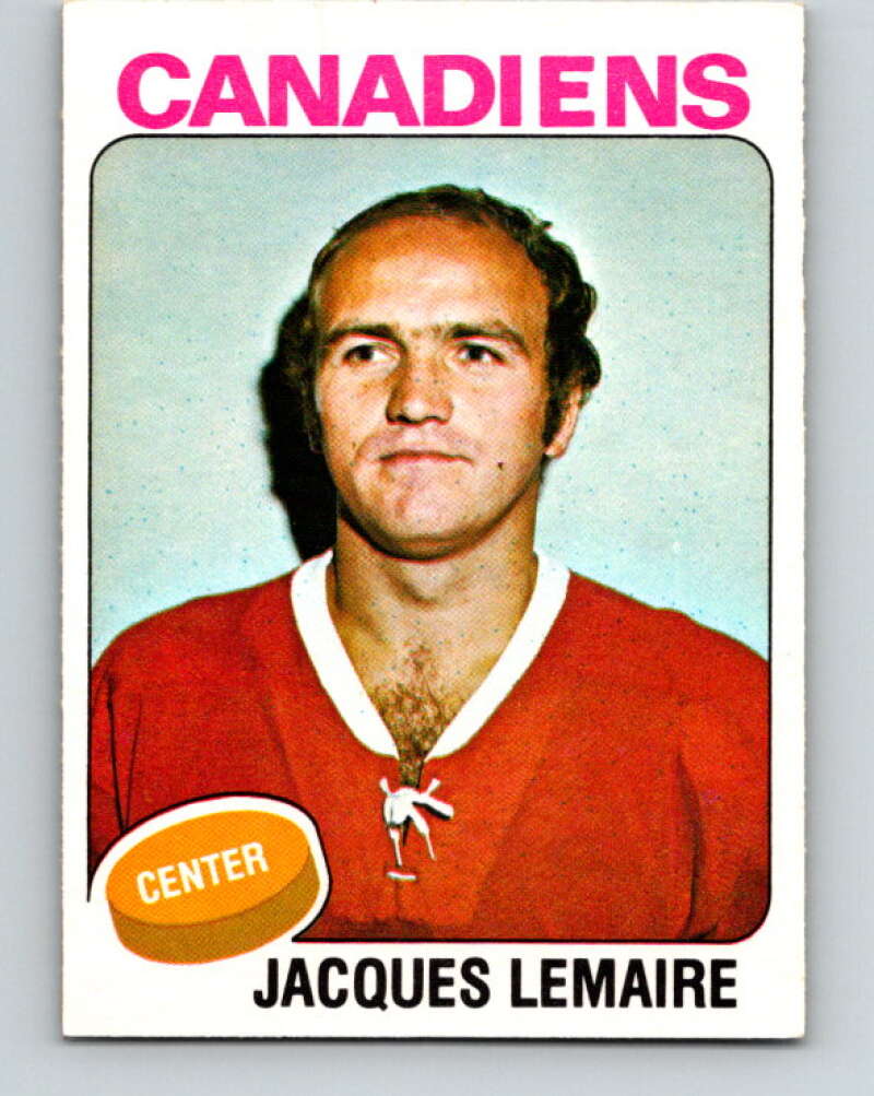 1975-76 O-Pee-Chee #257 Jean Hamel Detroit Red Wings V6307