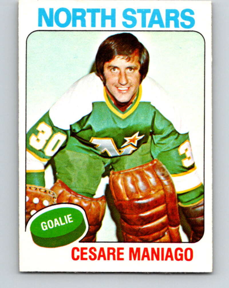 1975-76 O-Pee-Chee #261 Cesare Maniago Minnesota North Stars V6328