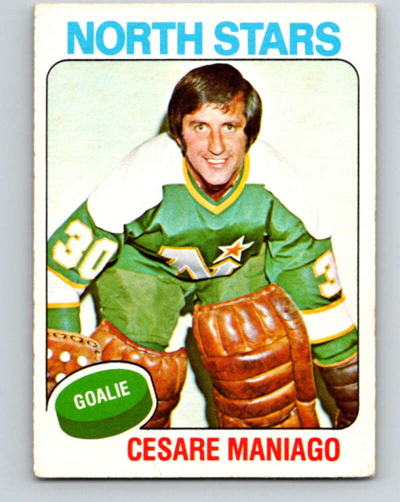 1975-76 O-Pee-Chee #261 Cesare Maniago Minnesota North Stars V6329