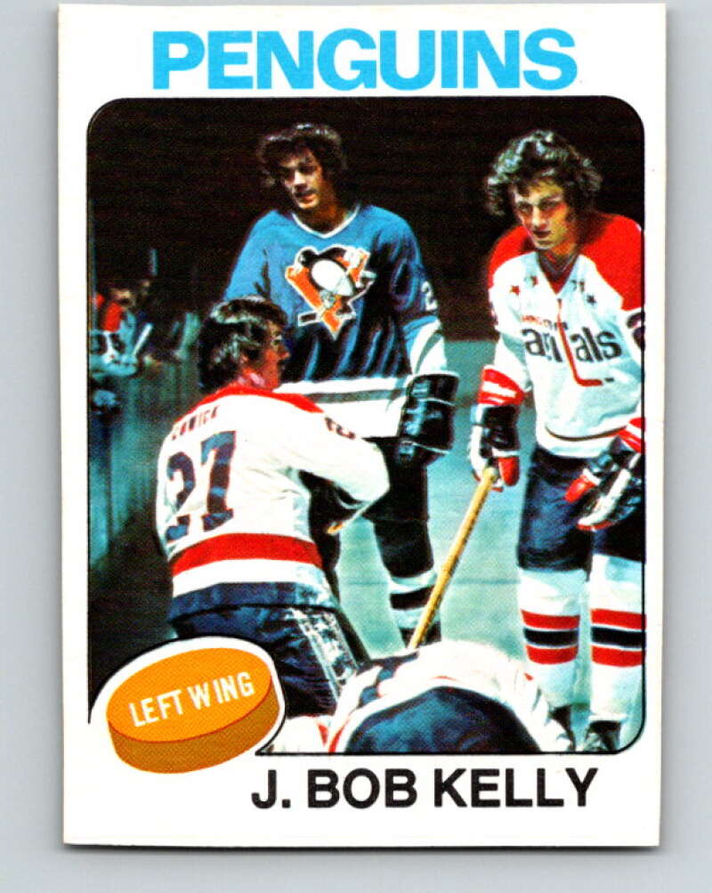 1975-76 O-Pee-Chee #263 J. Bob Kelly Pittsburgh Penguins V6342