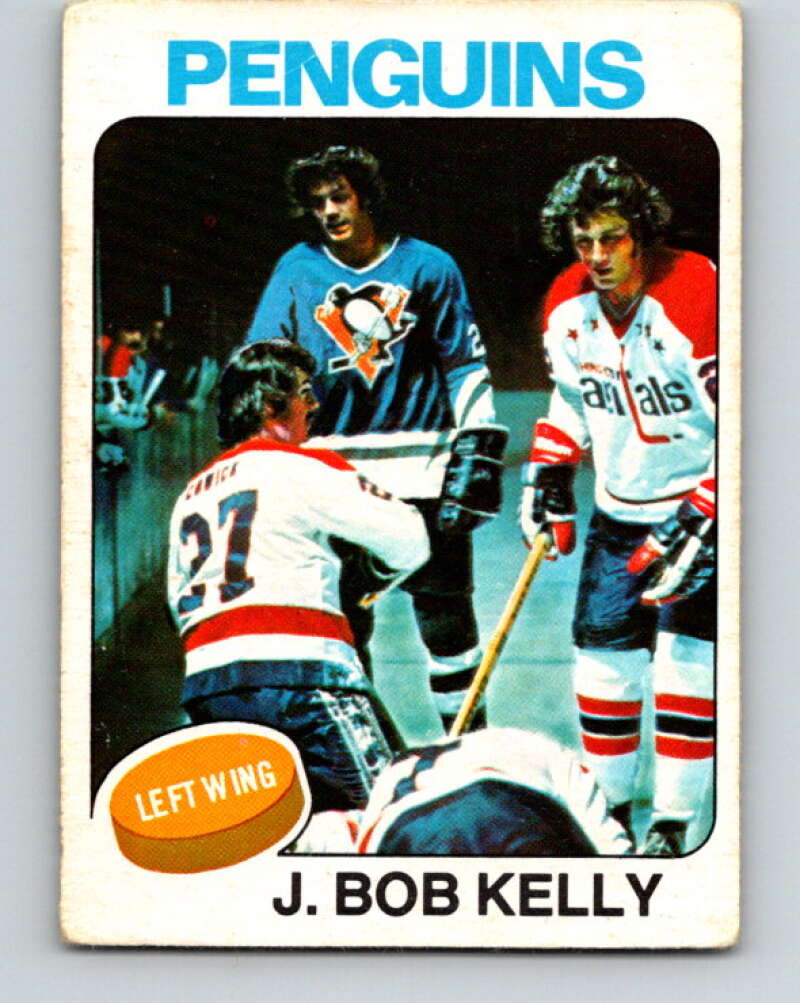 1975-76 O-Pee-Chee #263 J. Bob Kelly Pittsburgh Penguins V6343