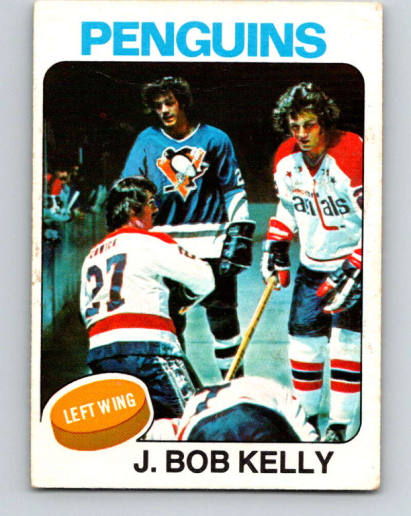 1975-76 O-Pee-Chee #263 J. Bob Kelly Pittsburgh Penguins V6344