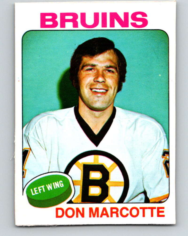 1975-76 O-Pee-Chee #269 Don Marcotte Boston Bruins V6372